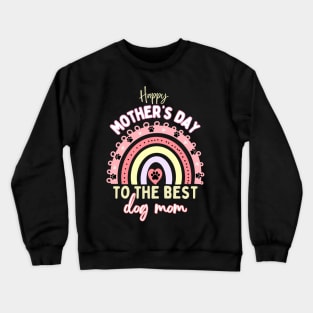 Best Dog mom ever,Funny Womens Letter Print mothers day dog Crewneck Sweatshirt